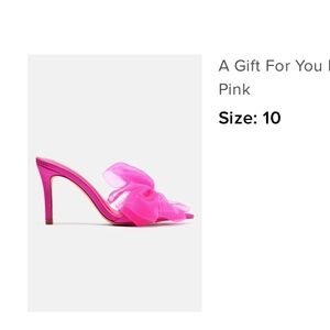 Floral Pink Sandal Heels